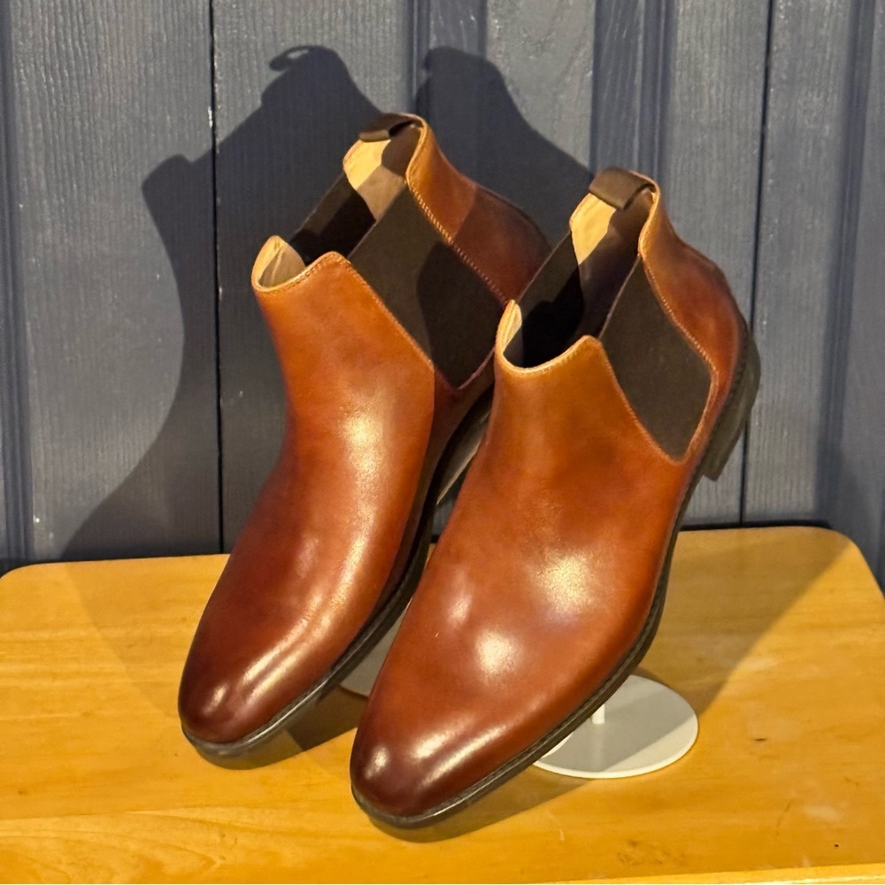 Aldo Mr. B’s Men's Brown Leather Chelsea Boots